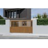Portail aluminium coulissant BRANCA sur-mesure