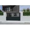 Portail aluminium coulissant BRANCA sur-mesure