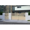 Portail aluminium battant BRANCA sur-mesure