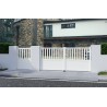 Portail aluminium battant BRANCA sur-mesure