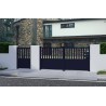 Portail aluminium battant BRANCA sur-mesure