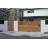 Portail aluminium battant BRANCA sur-mesure