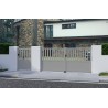 Portail aluminium battant BRANCA sur-mesure