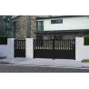 Portail aluminium battant BRANCA sur-mesure