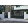 Portail aluminium battant BRANCA sur-mesure