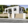 Portail aluminium coulissant JULIA sur-mesure