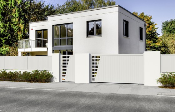 Portail aluminium coulissant JULIA sur-mesure