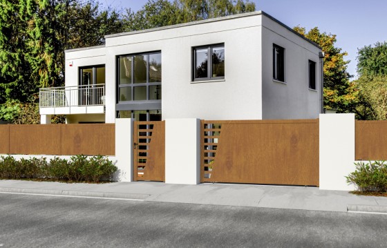Portail aluminium coulissant JULIA sur-mesure