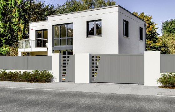 Portail aluminium coulissant JULIA sur-mesure