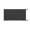Portail aluminium coulissant LIDIA standard 4m Gris