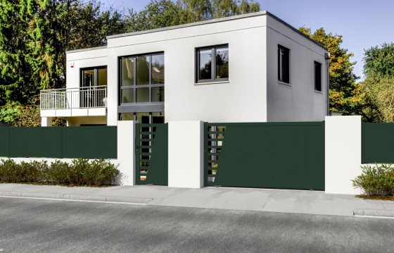 Portail aluminium coulissant JULIA sur-mesure