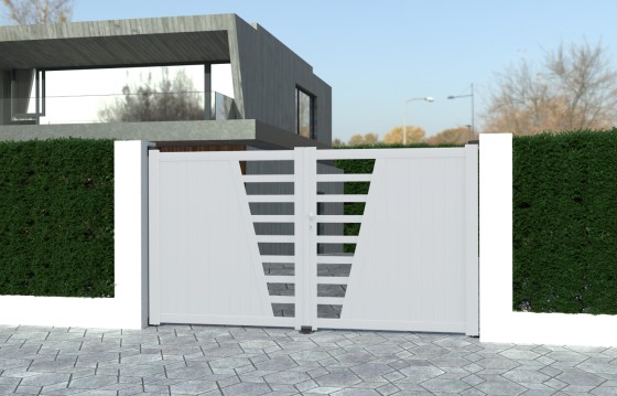 Portail aluminium battant JULIA sur-mesure