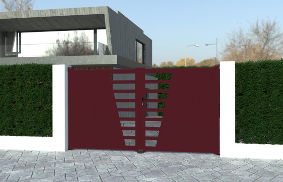 Portail aluminium battant JULIA sur-mesure