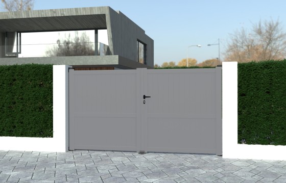 Portail aluminium battant LIDIA sur-mesure