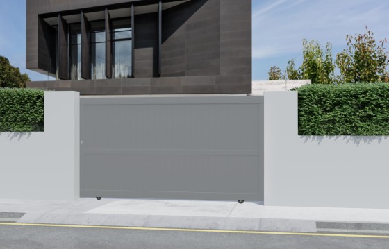 Portail aluminium coulissant LIDIA sur-mesure