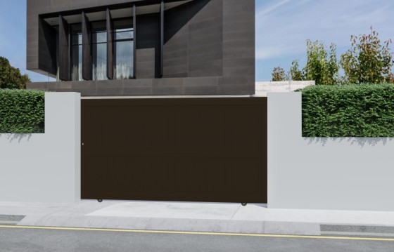 Portail aluminium coulissant LIDIA sur-mesure