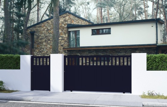 Portail aluminium coulissant VILMA sur-mesure