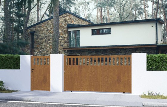 Portail aluminium coulissant VILMA sur-mesure