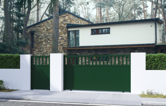 Portail aluminium coulissant VILMA sur-mesure