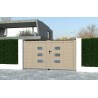 Portail aluminium battant DANA sur-mesure
