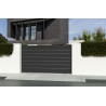 Portail aluminium coulissant ALVA standard 4m Gris