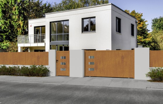 Portail aluminium coulissant DANA sur-mesure