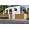 Portail aluminium coulissant DANA sur-mesure