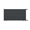 Portail aluminium coulissant ALVA standard 4m Gris