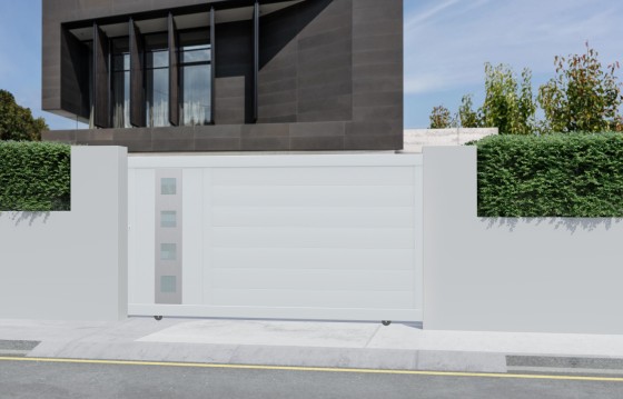 Portail aluminium coulissant MARA sur-mesure