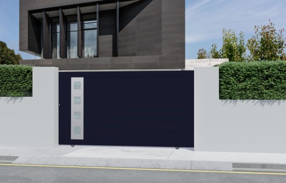 Portail aluminium coulissant MARA sur-mesure