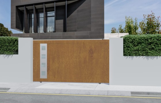 Portail aluminium coulissant MARA sur-mesure