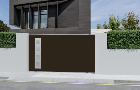 Portail aluminium coulissant MARA sur-mesure