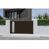 Portail aluminium coulissant MARA sur-mesure