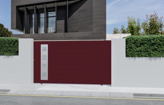 Portail aluminium coulissant MARA sur-mesure