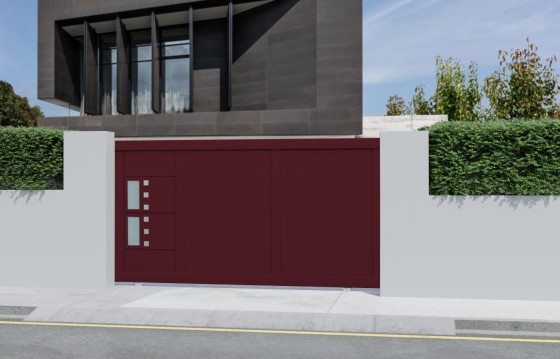 Portail aluminium coulissant TANIA sur-mesure