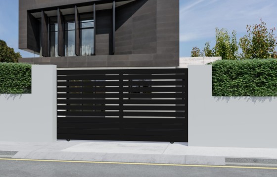 Portail aluminium coulissant CHANA sur-mesure