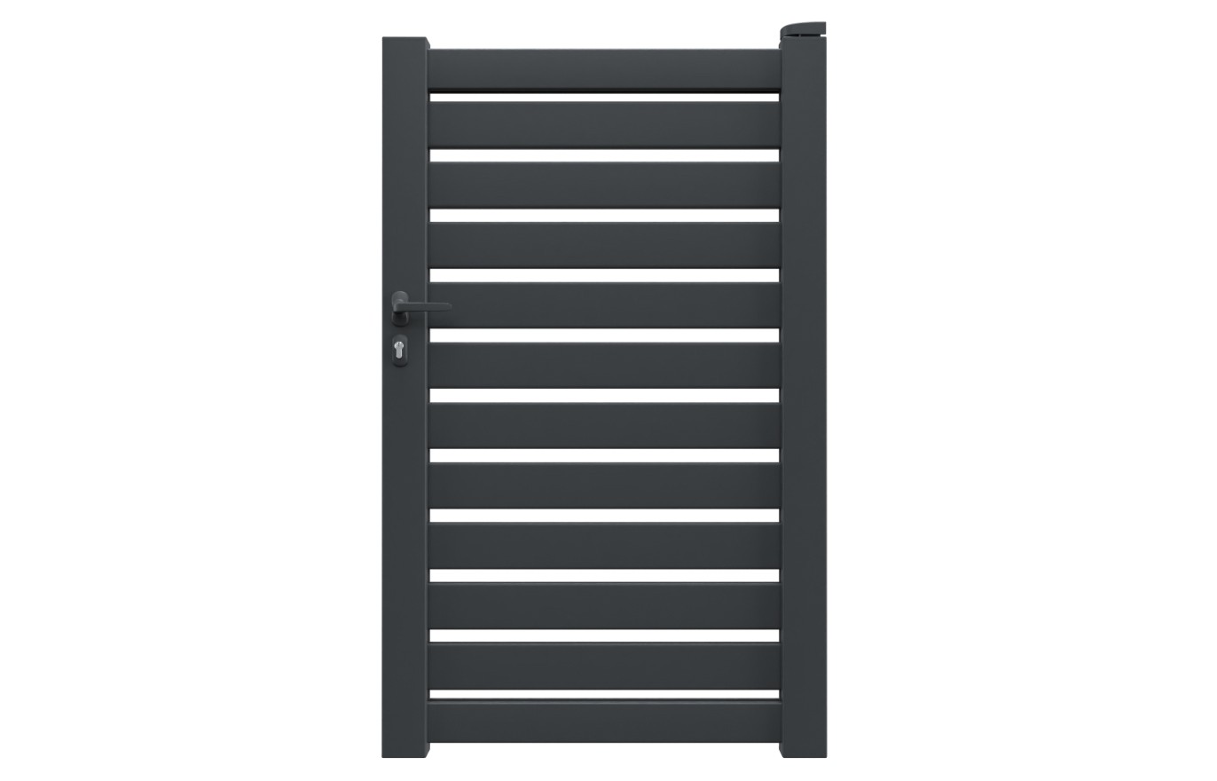 Portillon aluminium CHANA standard 1m Gris