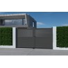 Portail aluminium battant JOANA standard 3m Gris