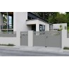 Portail aluminium battant FLORA sur-mesure