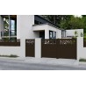 Portail aluminium battant FLORA sur-mesure