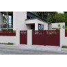 Portail aluminium battant FLORA sur-mesure