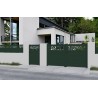 Portail aluminium battant FLORA sur-mesure