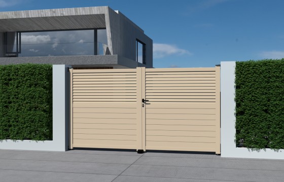 Portail aluminium battant JOANA sur-mesure