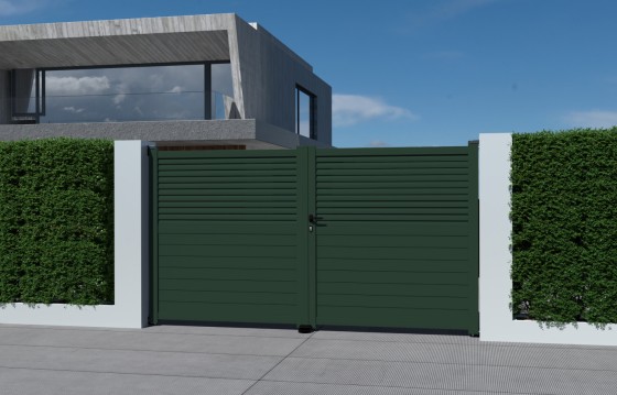 Portail aluminium battant JOANA sur-mesure