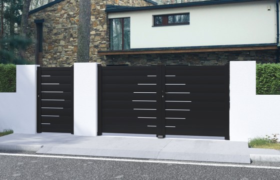 Portail aluminium battant LAUREA...