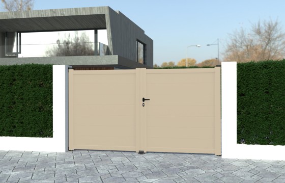 Portail aluminium battant LEONOR sur-mesure