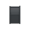 Portillon aluminium JOANA standard 1m Gris