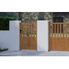 Portillon aluminium BRANCA sur-mesure