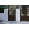 Portillon aluminium BRANCA sur-mesure