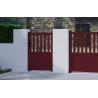 Portillon aluminium BRANCA sur-mesure